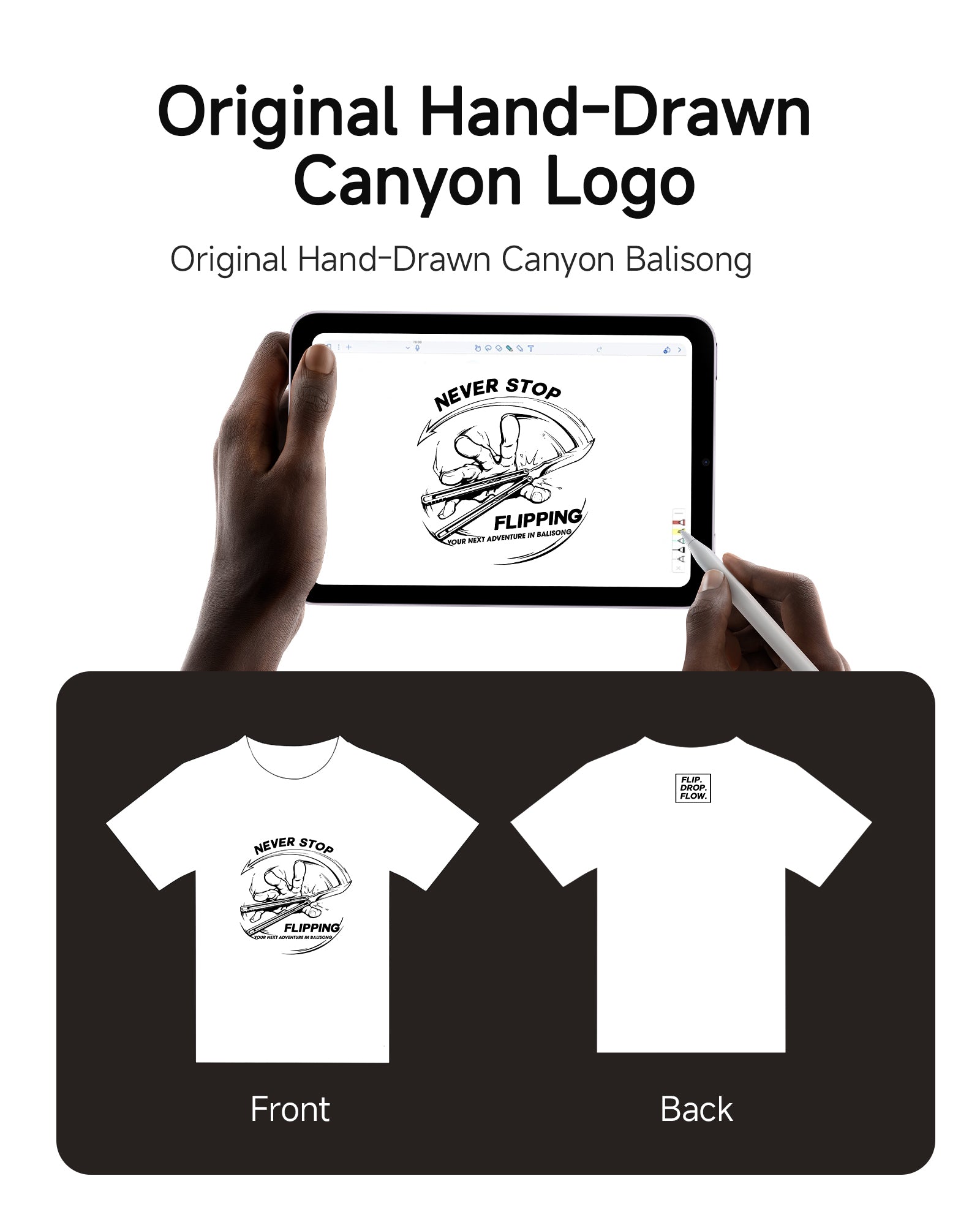 New Arrivals! Nabalis Canyon Logo Tee – Loose Fit Streetwear