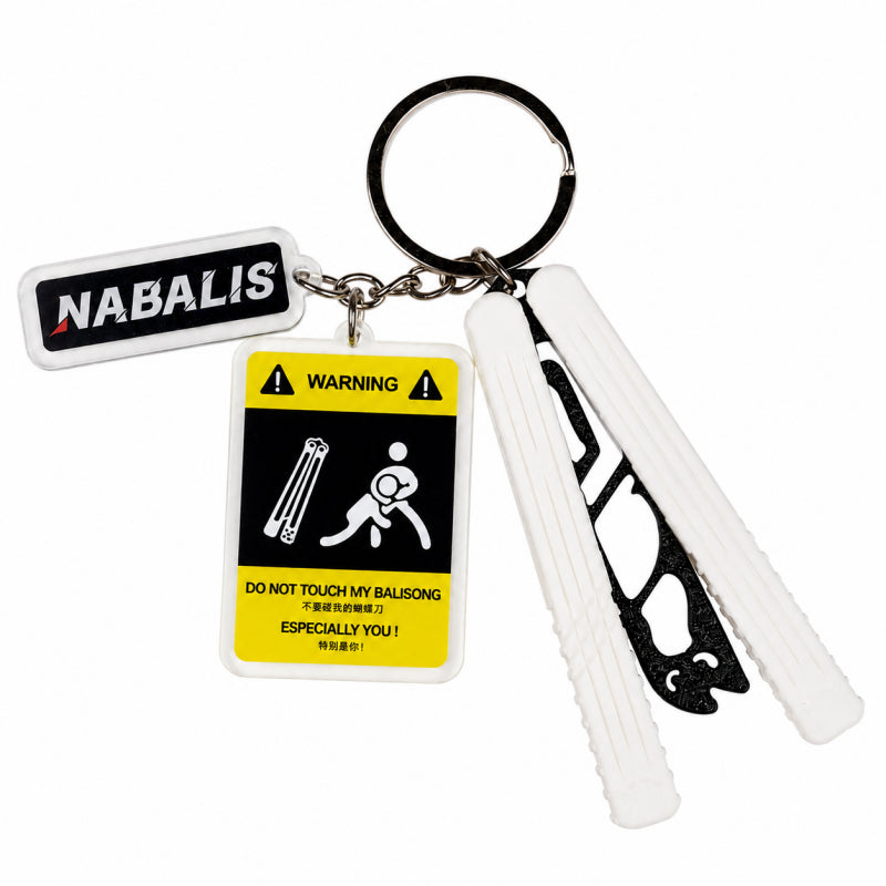 Mini Cat Balisong Keychain – 3D Printed Flipping Fidget Bag Charm & Novelty Gift