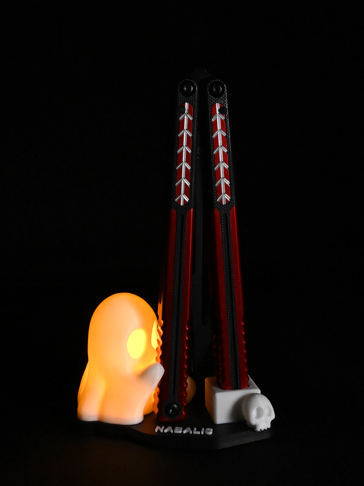 Nabalis Vulp Pro 버터플라이 나이프 트레이너 G10 & 7075 AL 핸들