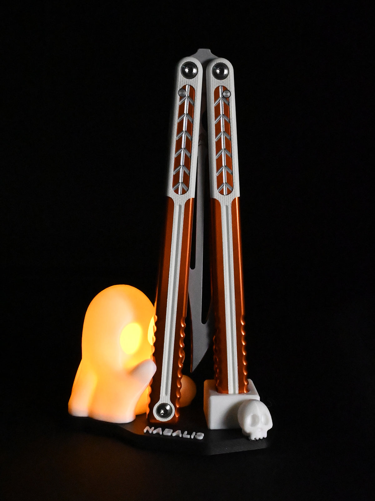 Nabalis Vulp Pro 버터플라이 나이프 트레이너 G10 & 7075 AL 핸들