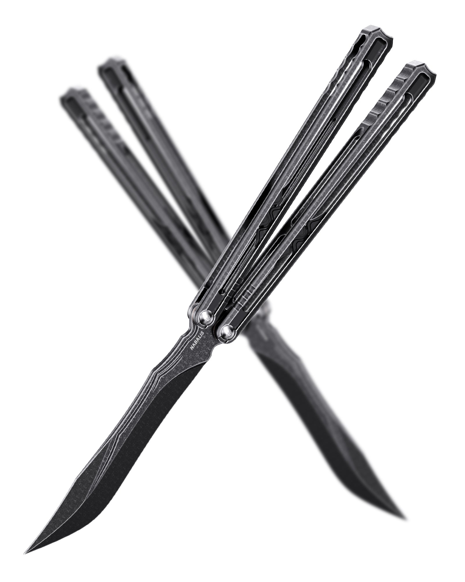 Butterfly Knife | Best Beginner Balisong Trainer | Fidget Toys - Nabalis, image size:1600x2000