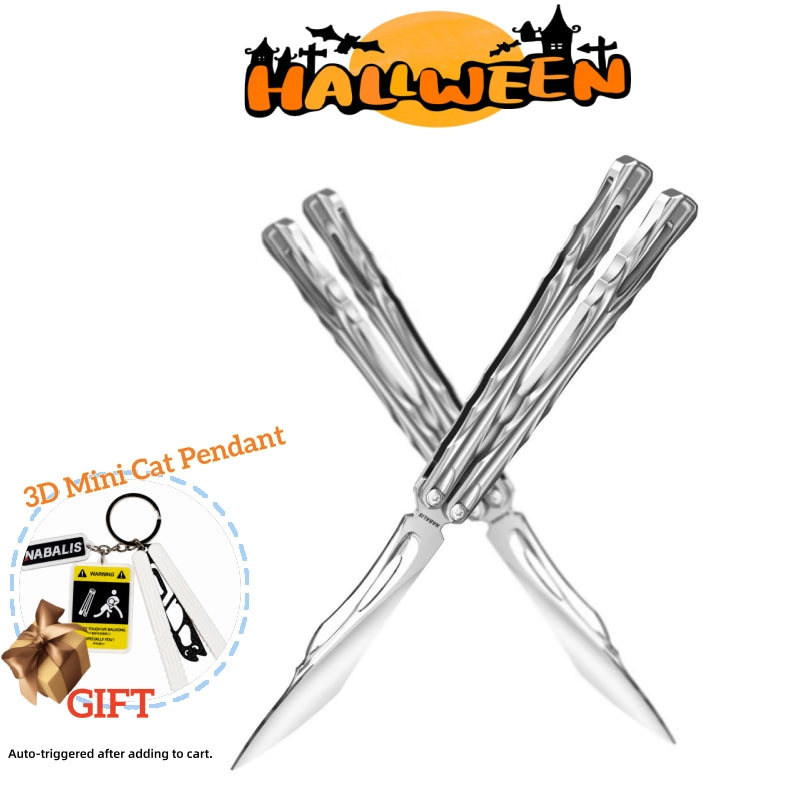 Awaken Trainer TC4 Titanium Handle Balisong