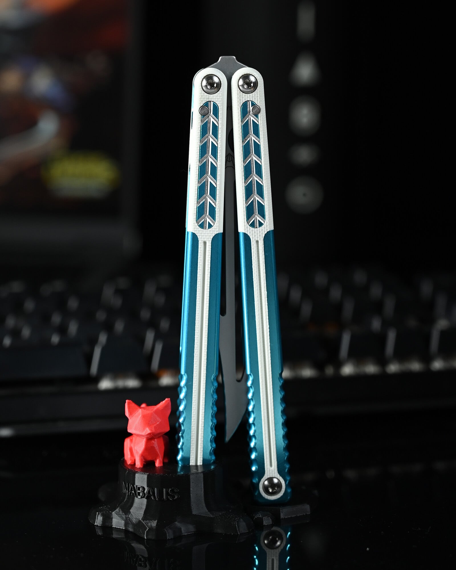 Nabalis Vulp Pro 버터플라이 나이프 트레이너 G10 & 7075 AL 핸들