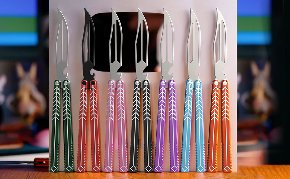 Teflon Vulp Vulp V2 Balisong Butterfly Knife Trainer