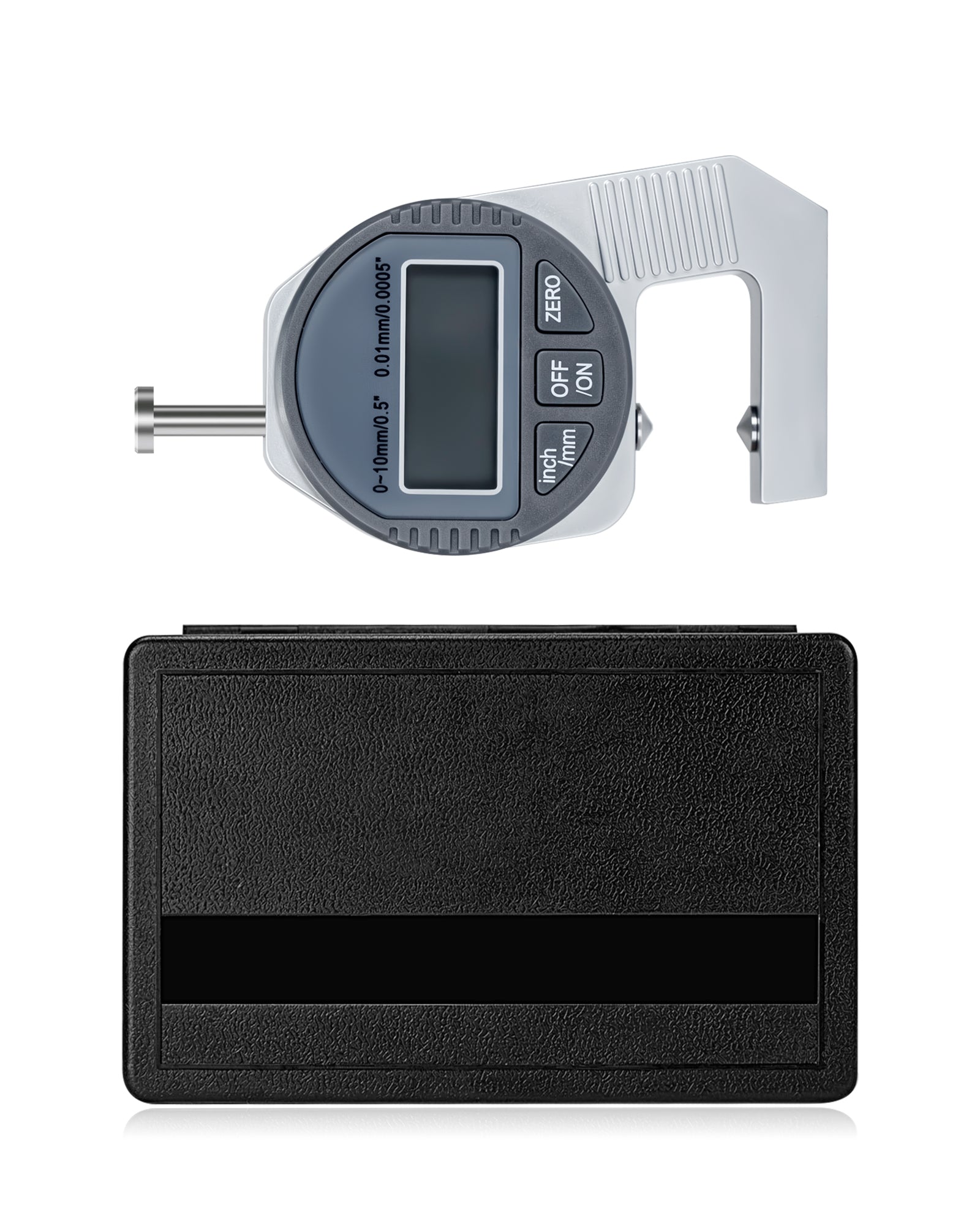 디지털 백분위수 두께 게이지 - 0.0005"/0.01mm 분해능 ±0.001"/0.02mm 정확도