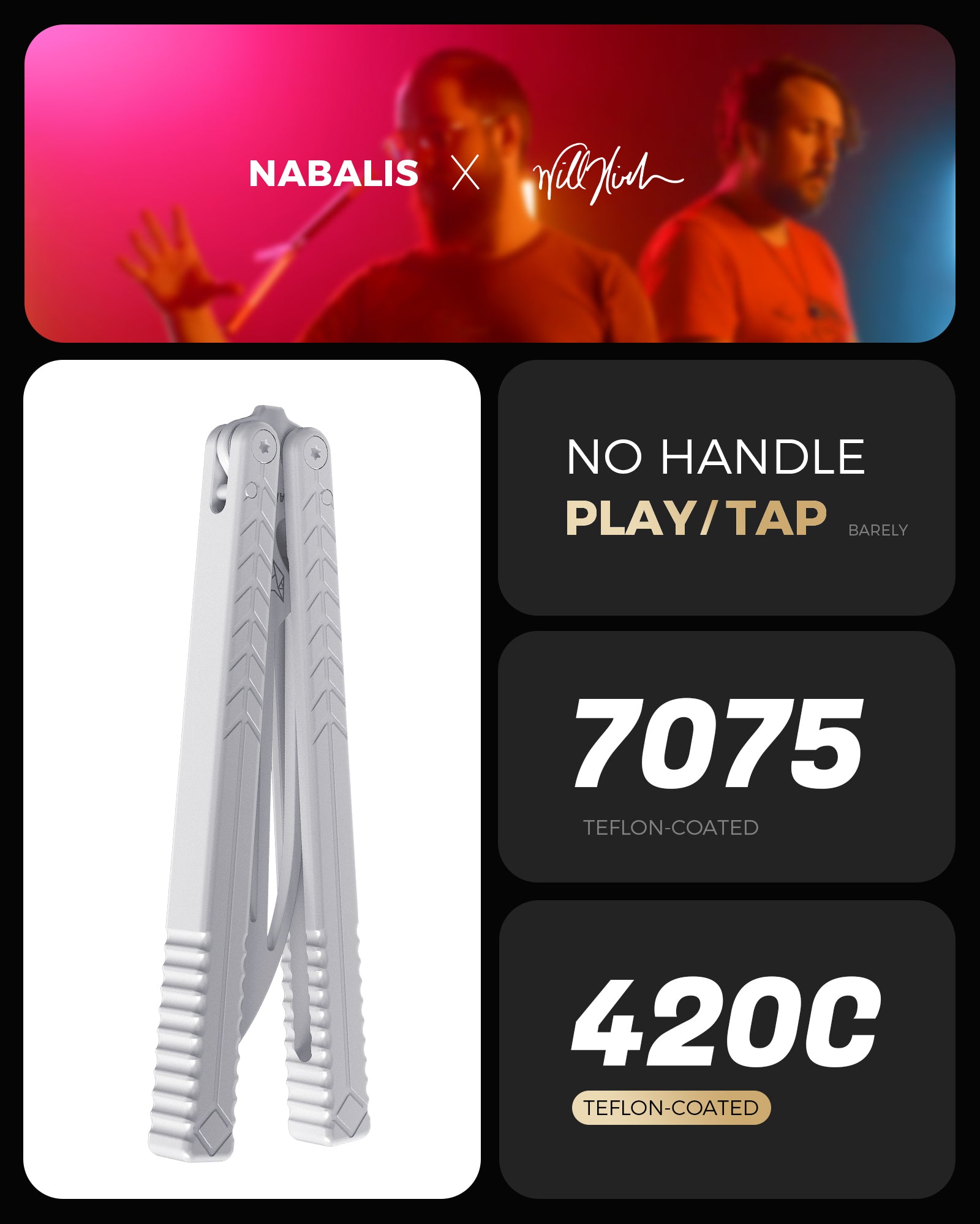 バルプ バタフライ ナイフ バリソン トレーナー - ナバリス x ウィル ハーシュの最初のトレーナー