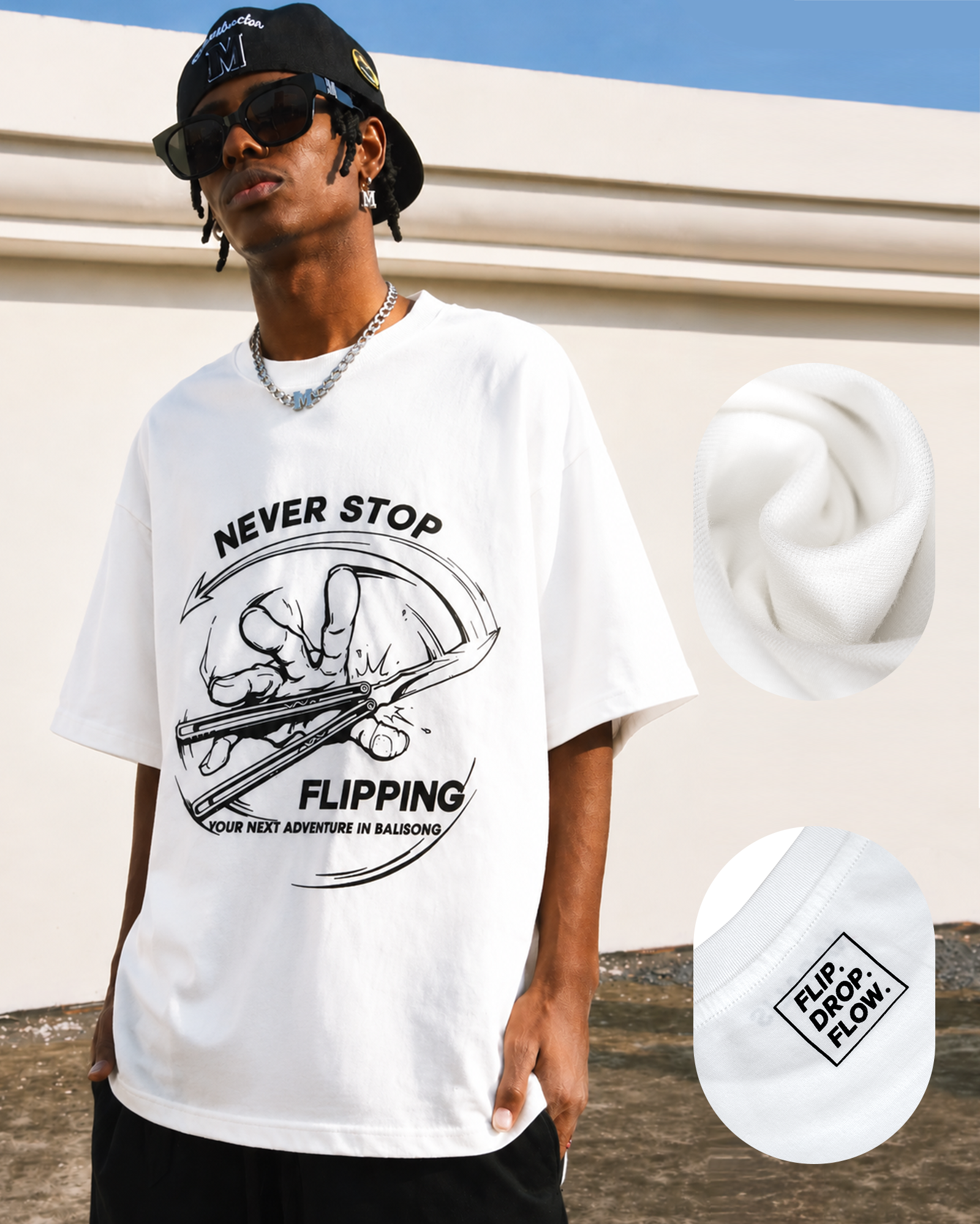 New Arrivals! Nabalis Canyon Logo Tee – Loose Fit Streetwear