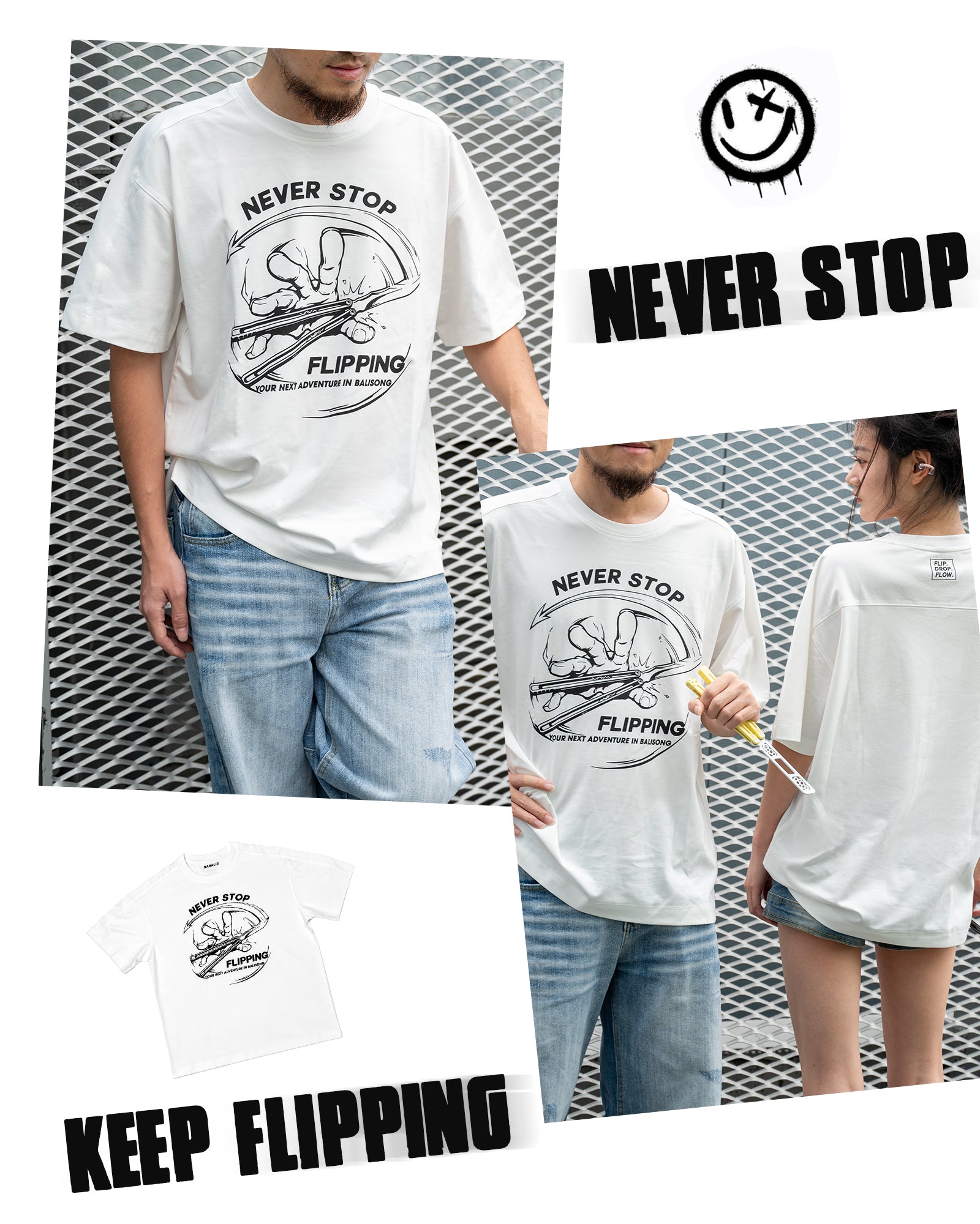 New Arrivals! Nabalis Canyon Logo Tee – Loose Fit Streetwear