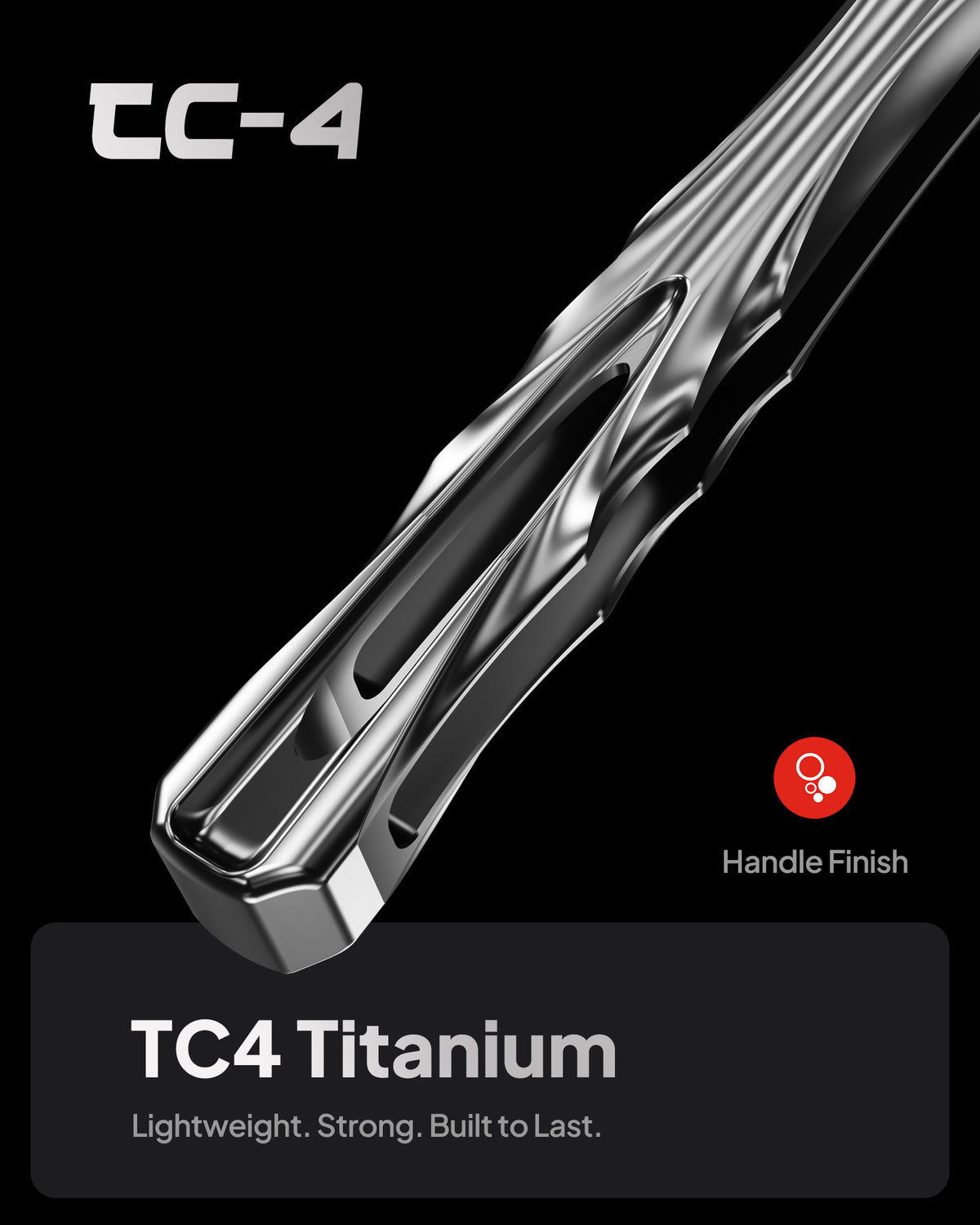 Awaken Trainer TC4 Titanium Handle Balisong