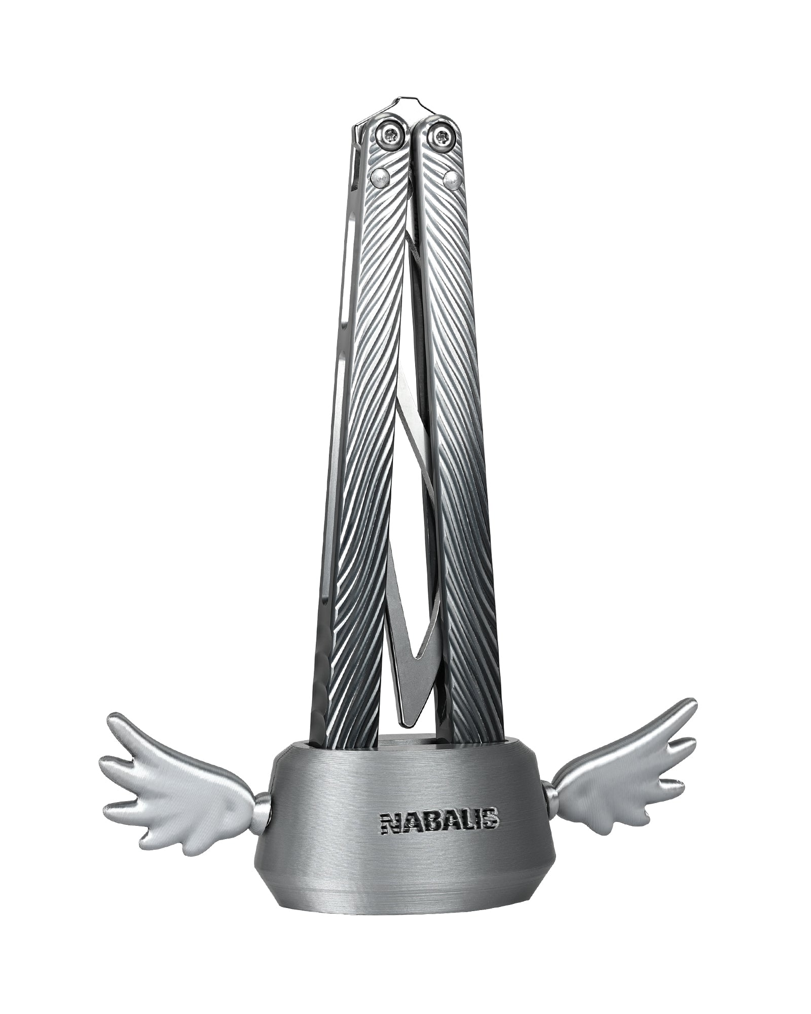 초보자용 그래디언트 핸들을 위한 Nabalis 윙 트레이너 버터플라이 나이프 Balisong