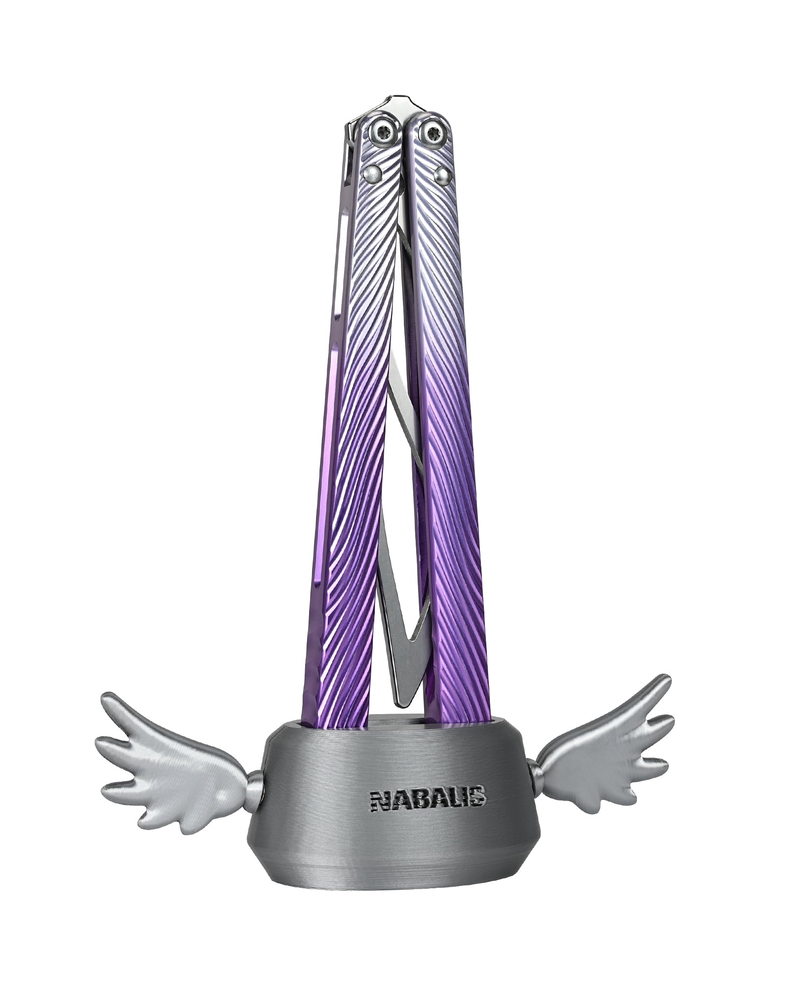 초보자용 그래디언트 핸들을 위한 Nabalis 윙 트레이너 버터플라이 나이프 Balisong
