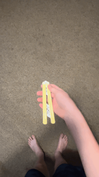 two reverse thumb chaplins basic fan  palm fan   thumb rollover.....