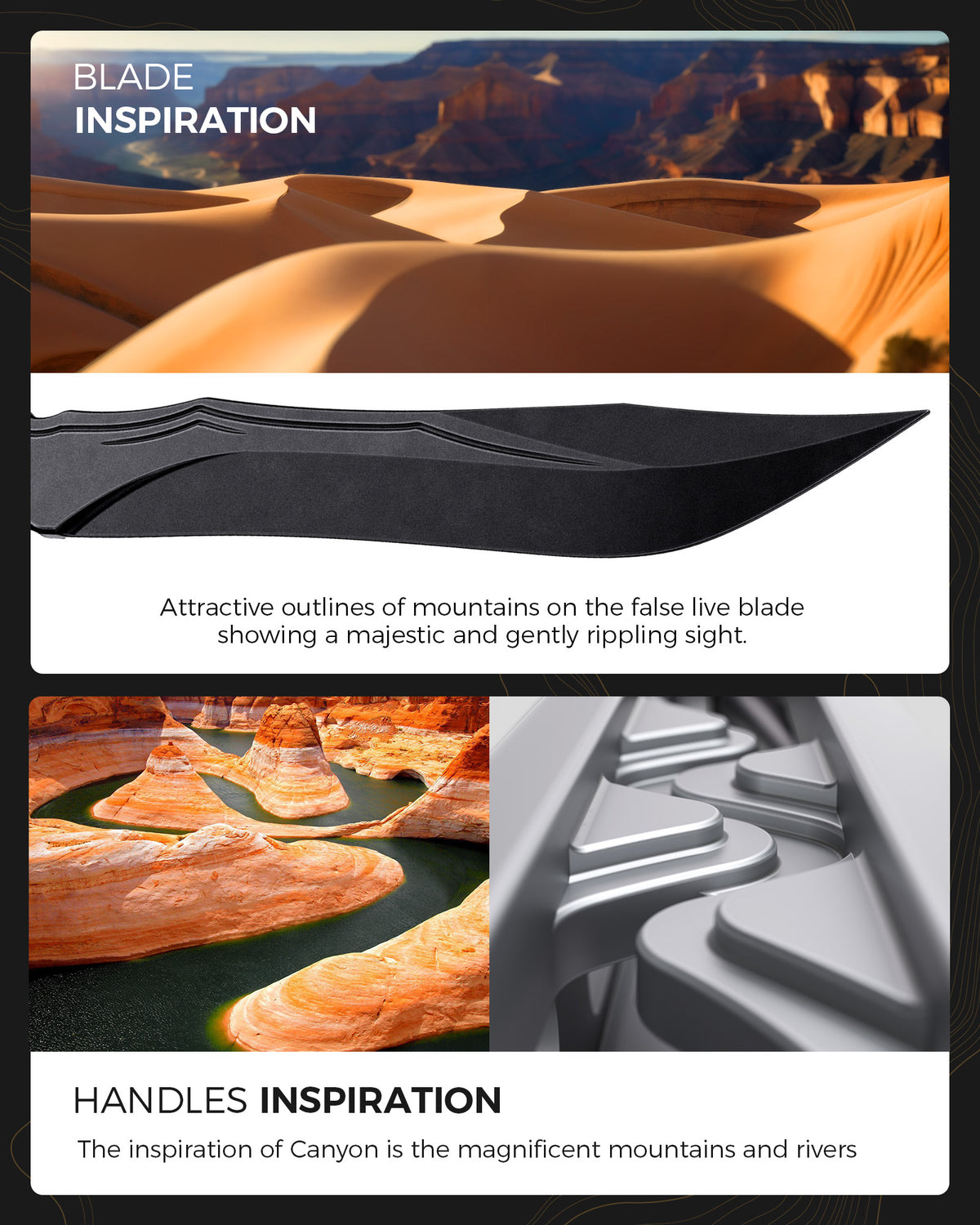 False Edge Canyon - Stainless Steel Trainer with False Edge