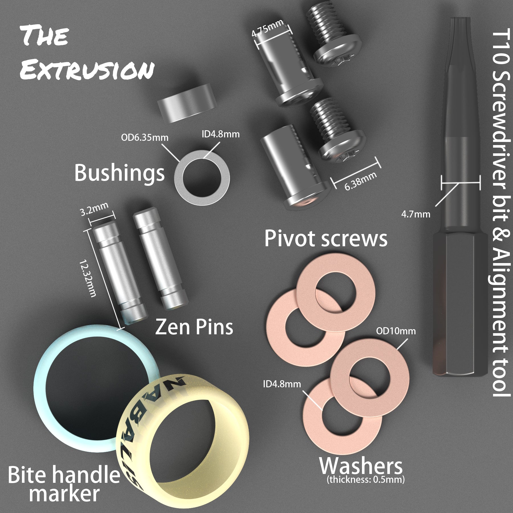 The Extrusion Hardware Kit