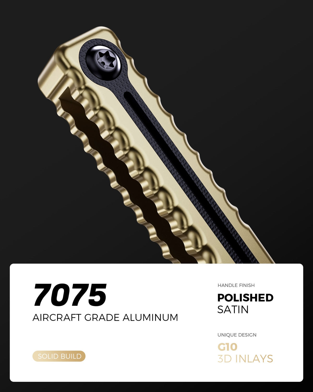 $16 OFF Blemished Vulp Pro Balisong with False Edge G10 & 7075 AL Hand