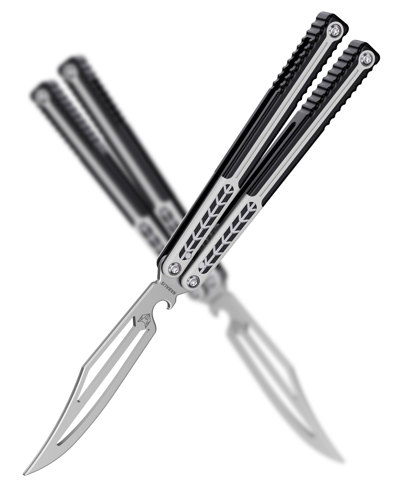 ナバリス ヴァルプ プロ バタフライ ナイフ トレーナー G10 &amp; 7075 AL ハンドル