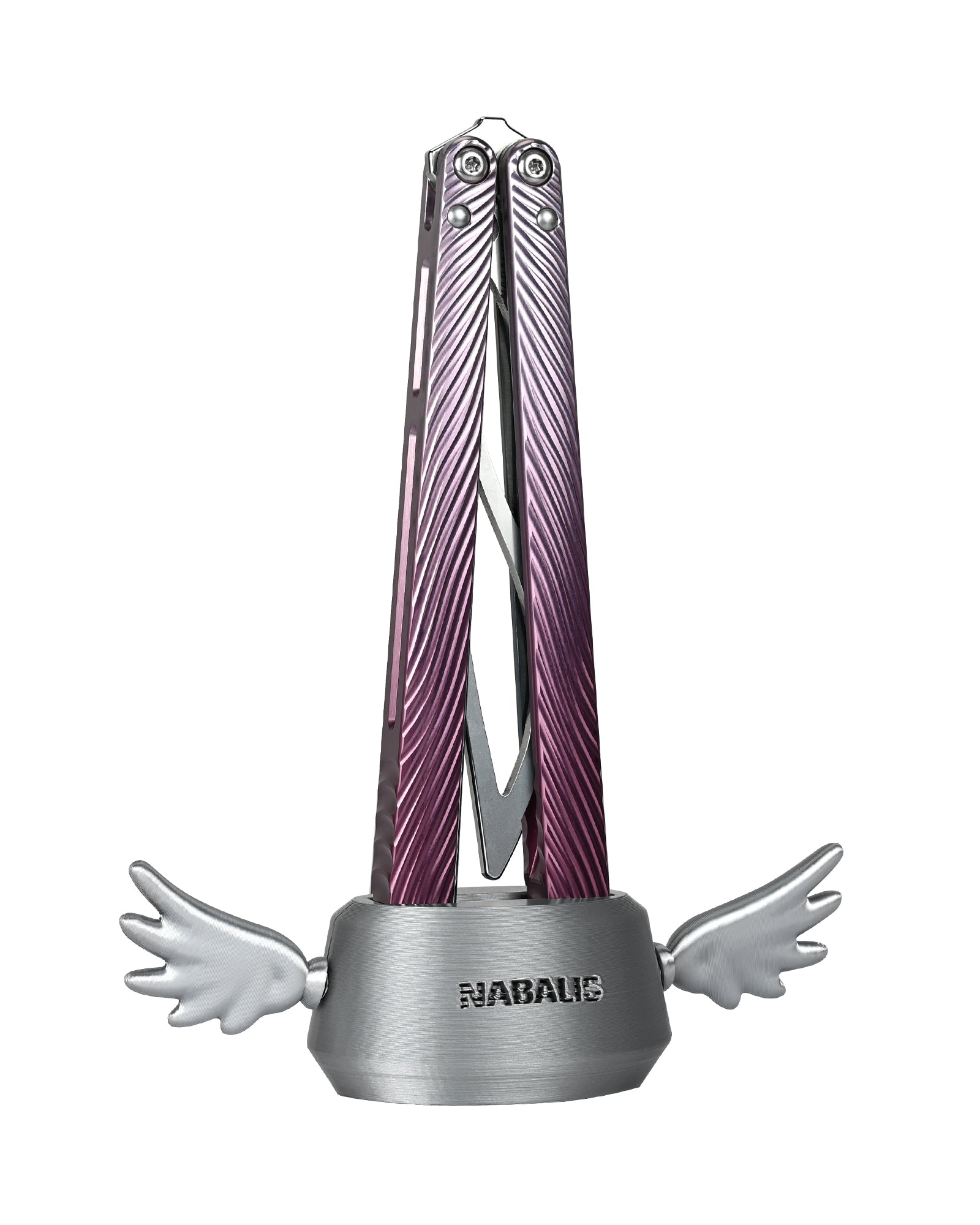 초보자용 그래디언트 핸들을 위한 Nabalis 윙 트레이너 버터플라이 나이프 Balisong
