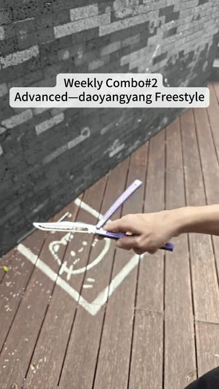 Butterfly Knife Tricks: daoyangyang Freestyle