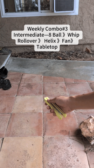 Butterfly Knife Tricks: 8 Ball 》Whip Rollover 》 Helix 》Fan》 Tabletop